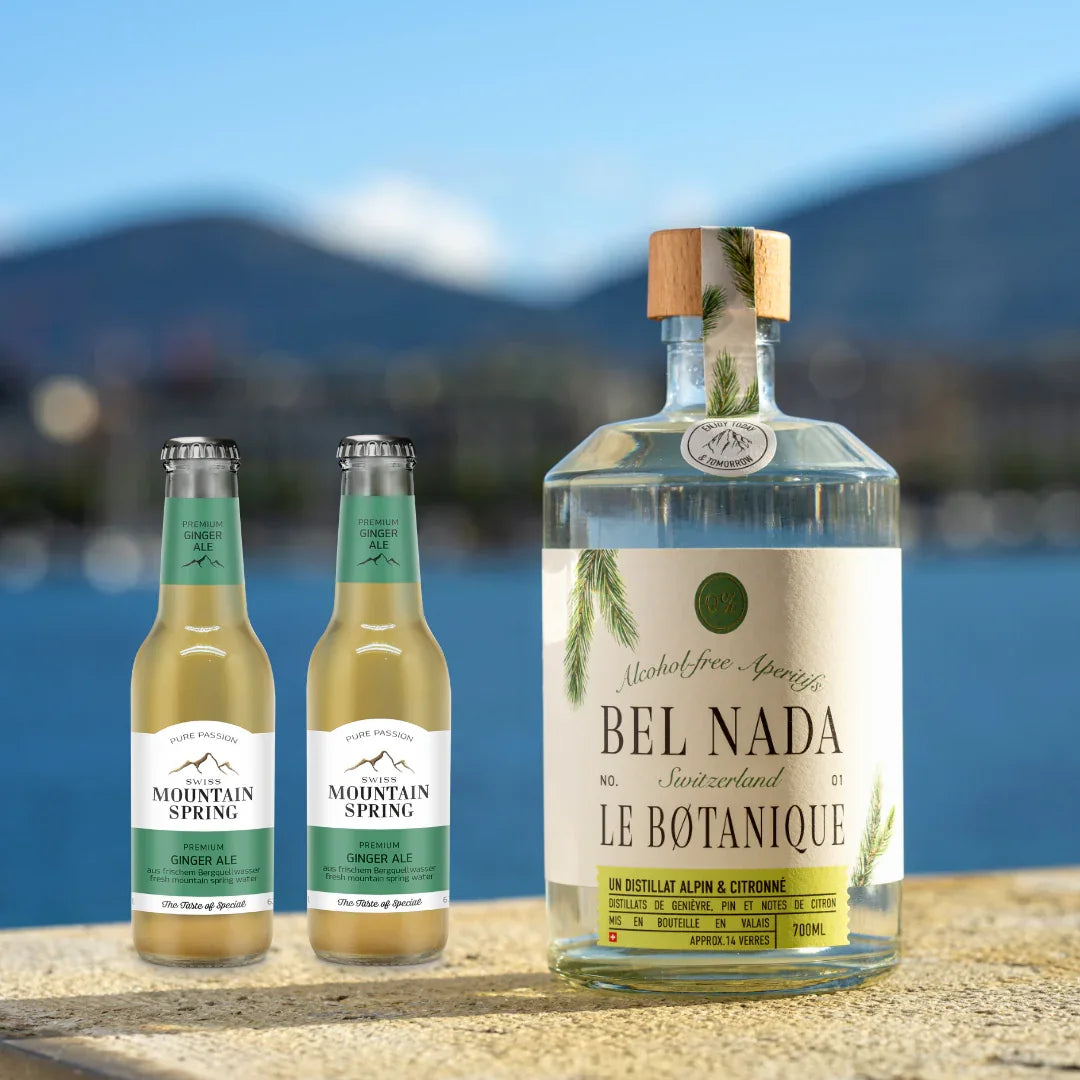 GINGER MULE │ MIX SET Le Botanique Alcohol-Free Bundle Refined Swiss Mocktail - Bel Nada 