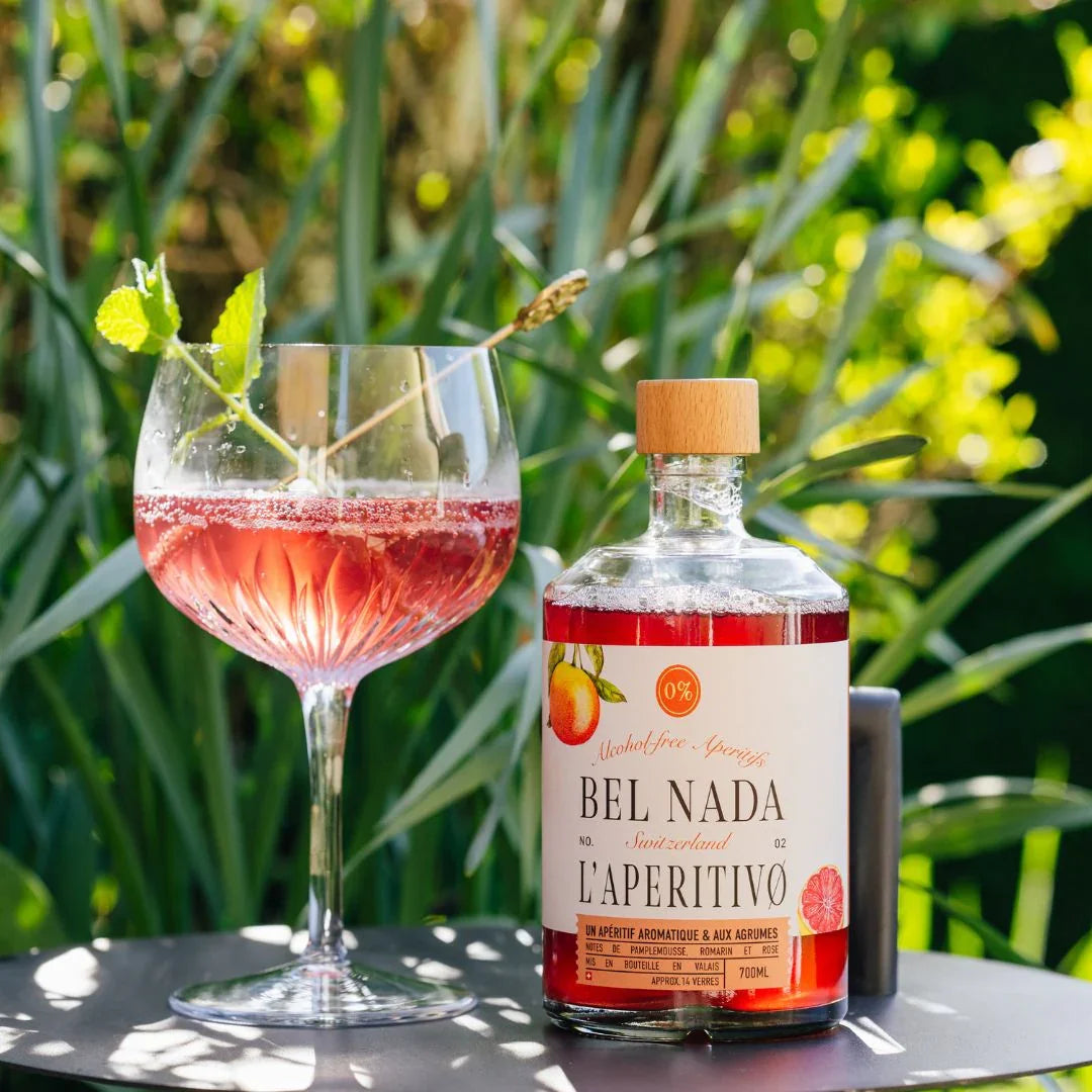 
                  
                    L'APERITIVO | Alcohol-Free Spritz Alternative │ Swiss Botanical Elegance - Bel Nada 
                  
                
