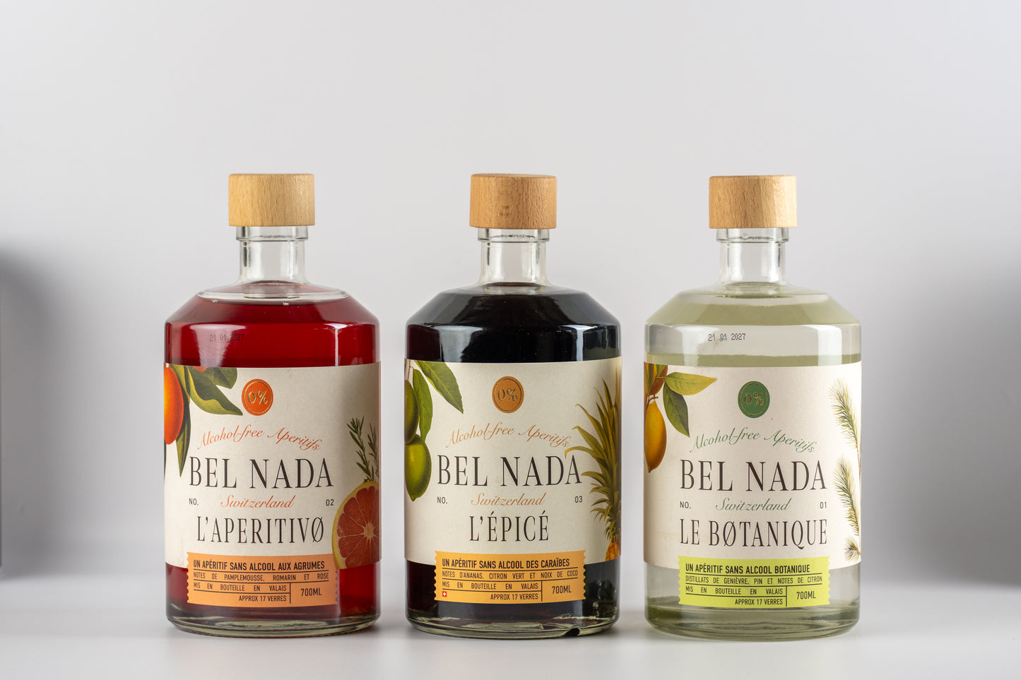 
                  
                    THE BEL TRIO | Alcohol-Free-Swiss-Aperitifs │ Le Botanique, L’Aperitivo, & L'Épicé
                  
                